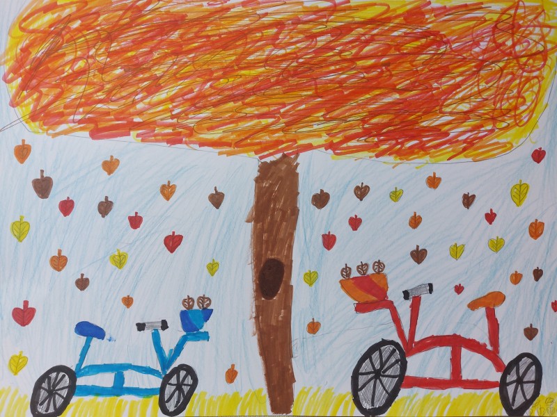 Гласувай за снимката на Мира Манева - 8 години в категория Детски рисунки - деца до 14 г. месец Октомври