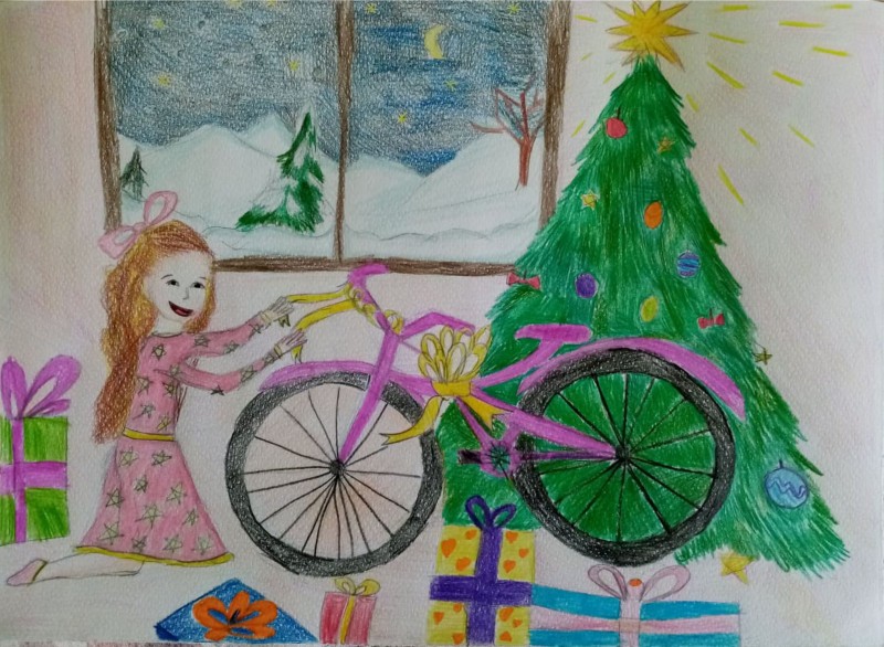 Гласувай за снимката на Изабела Василева, на 9 години в категория Детски рисунки - деца до 14 г. месец Декември