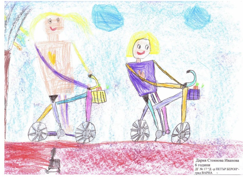 Гласувай за снимката на Дария Стоянова Иванова - 6 години в категория Детски рисунки - деца до 14 г. месец Февруари