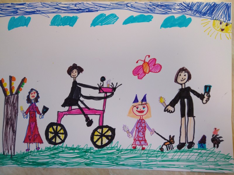 Гласувай за снимката на Мариела Георгиева-6 години в категория Детски рисунки - деца до 14 г. месец Март