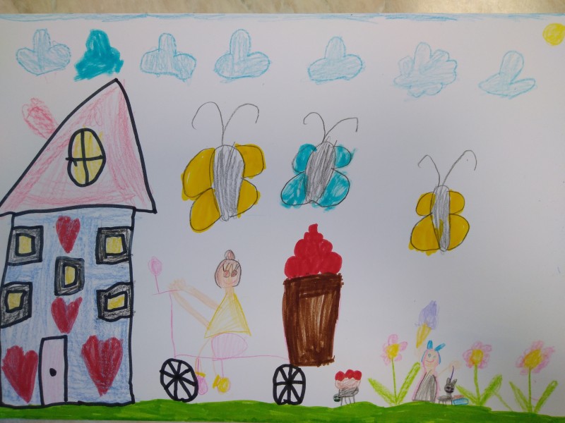 Гласувай за снимката на Венелина Василева - 6 години в категория Детски рисунки - деца до 14 г. месец Април