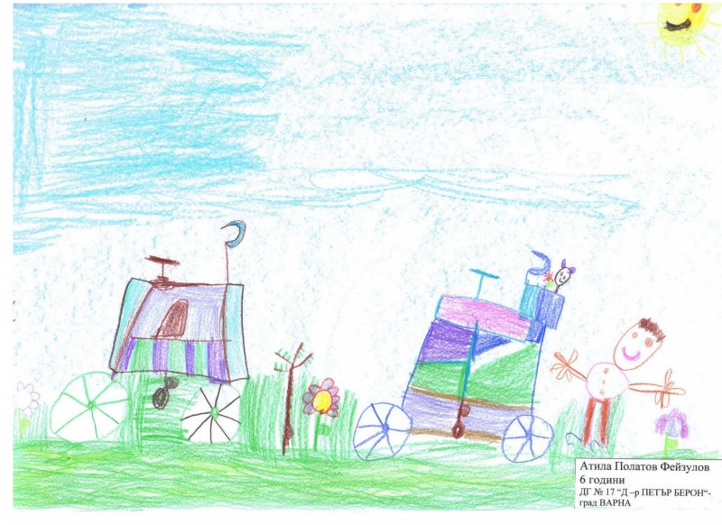 Гласувай за снимката на Атила Полатов Фейзулов - 6 години в категория Детски рисунки - деца до 14 г. месец Май
