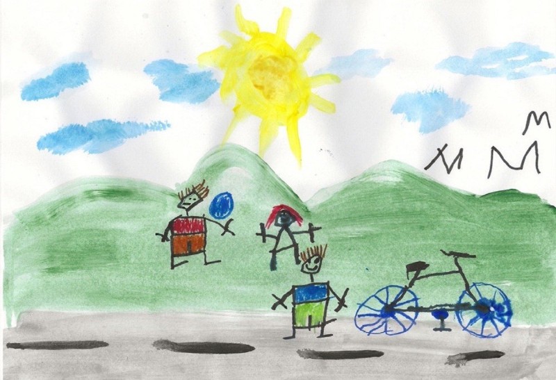 Гласувай за снимката на Боян Георгиев Мавров на 5 години в категория Детски рисунки - деца до 14 г. месец Юли