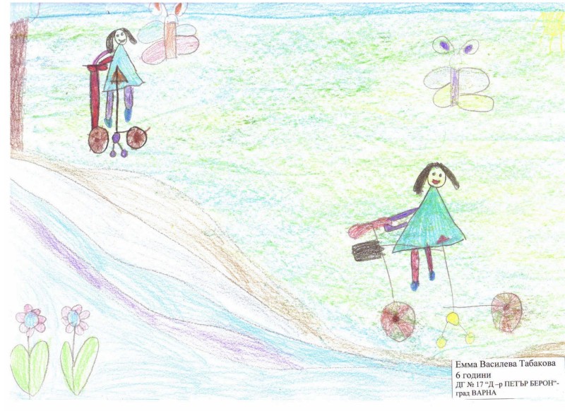Гласувай за снимката на Емма Василева Табакова - 6 години в категория Детски рисунки - деца до 14 г. месец Септември